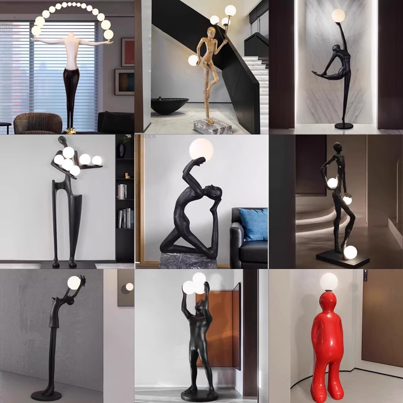 Resin Art Floor - リビングルーム フロアランプ 工芸品 ホテル 営業所 展示ホール