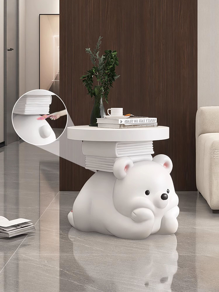 クリエイティブな動物のクマの像,大きな床の装飾,新築祝いの贈 - Resin Art Floor のレビューと価格