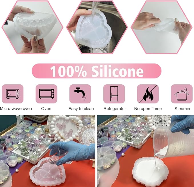 バブル樹脂トレイシリコンモールド DIY クラフトジュエリー - Coaster Mold Square のレビューと価格