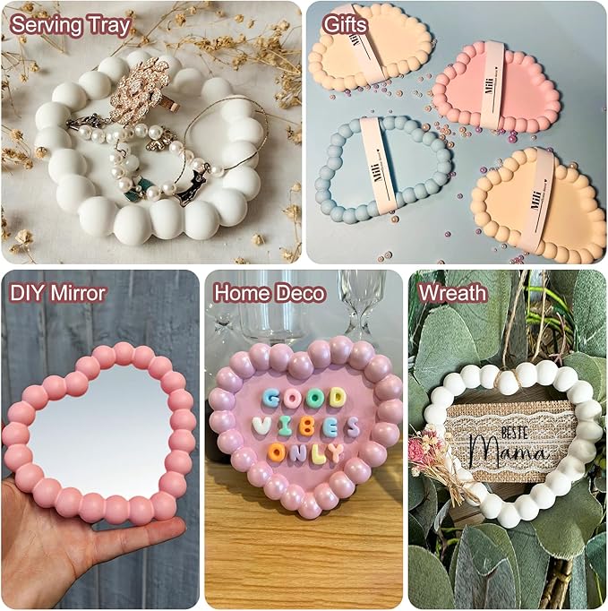 バブル樹脂トレイシリコンモールド DIY クラフトジュエリー - Coaster Mold Square のレビューと価格