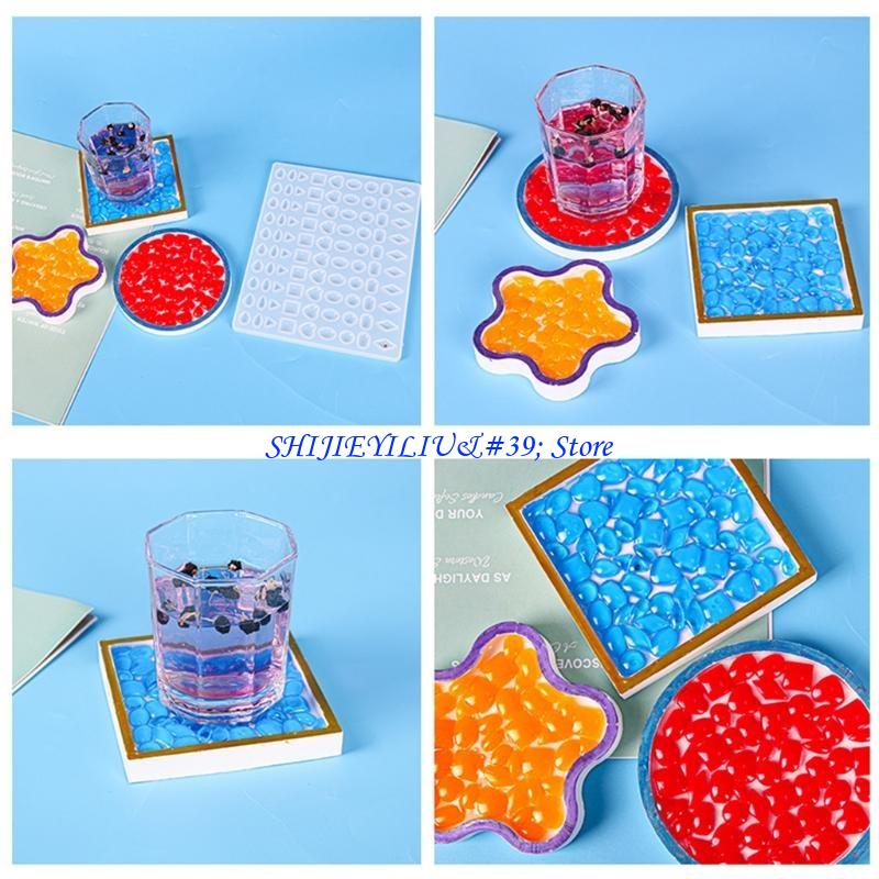 E21F コースター金型樹脂鋳造用エポキシ樹脂金型 DIY  - Coaster Mold Square のレビューと価格