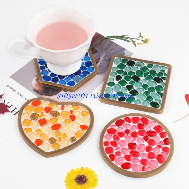 E21F コースター金型樹脂鋳造用エポキシ樹脂金型 DIY  - Coaster Mold Square のレビューと価格