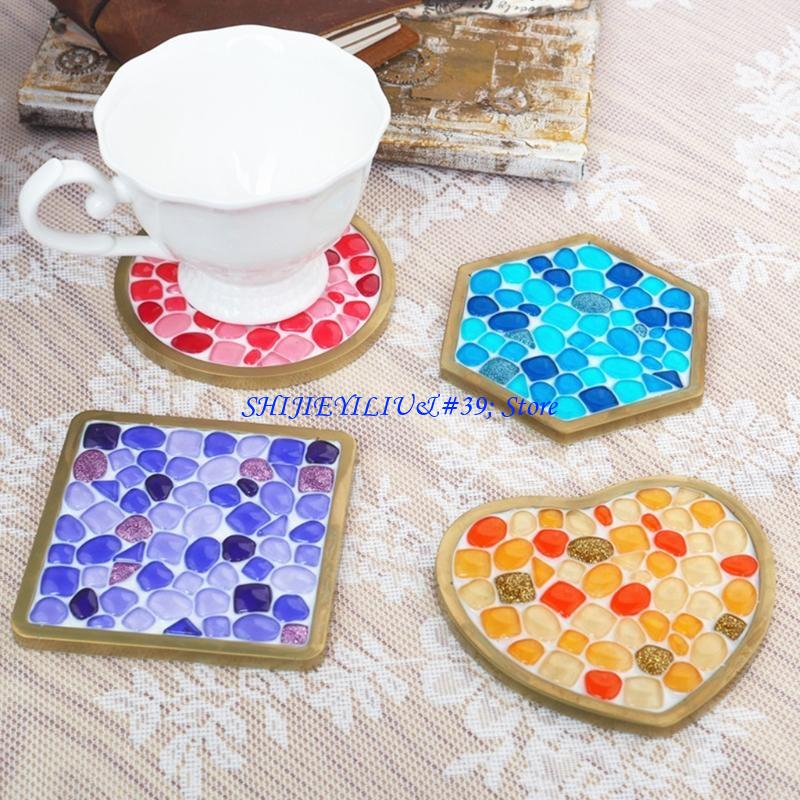 E21F コースター金型樹脂鋳造用エポキシ樹脂金型 DIY  - Coaster Mold Square のレビューと価格