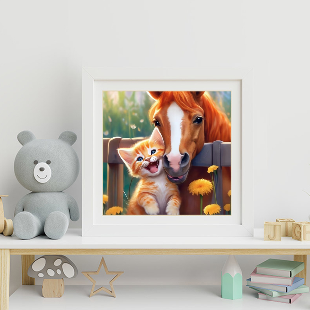 Momoart DIY ダイヤモンドモザイク馬クロスステッチ - Resin Art Kit For Beginners のレビューと価格