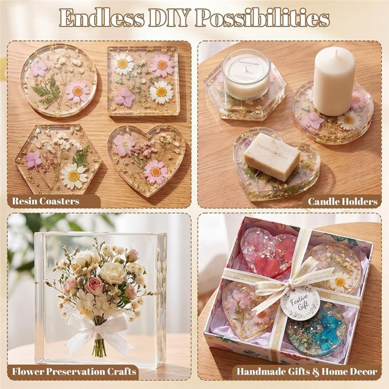 [ABFI!】 DIYエポキシアートクラフト用樹脂型-24キ - Coaster Mold Square のレビューと価格