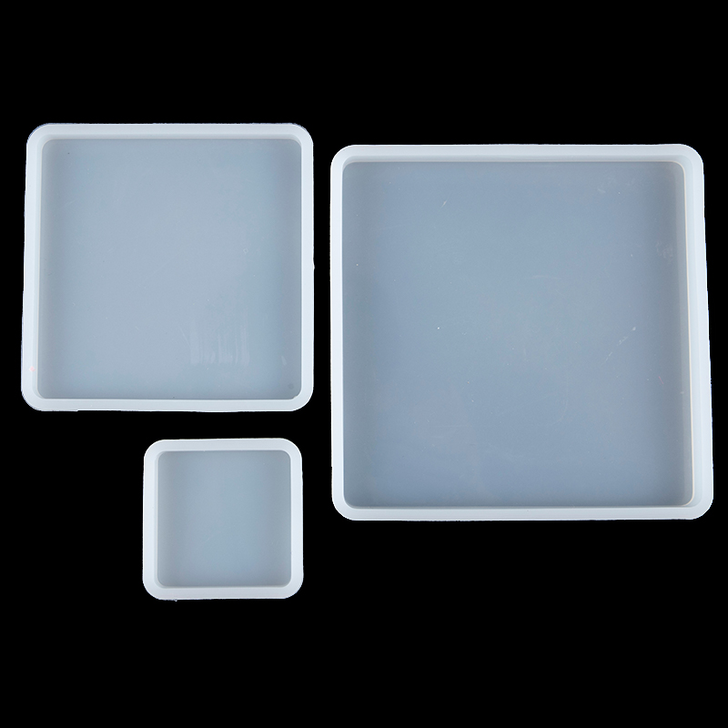 DIY樹脂トレイコースタージュエリー型用の正方形シリコン鋳造 - Coaster Mold Square のレビューと価格