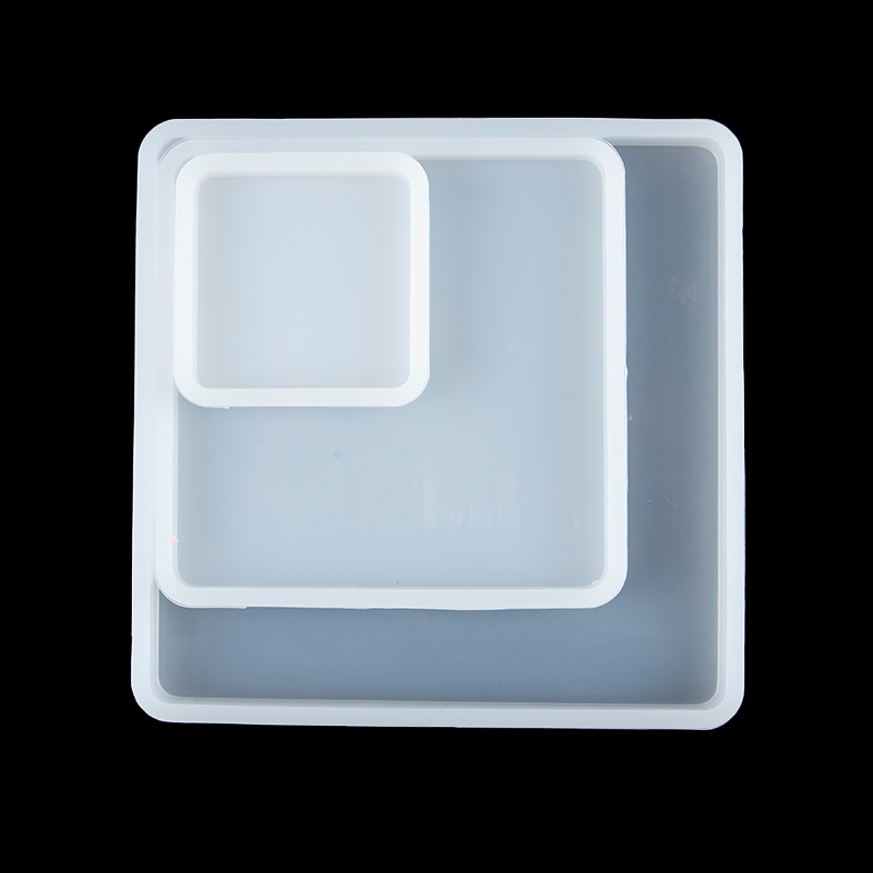 DIY樹脂トレイコースタージュエリー型用の正方形シリコン鋳造 - Coaster Mold Square のレビューと価格