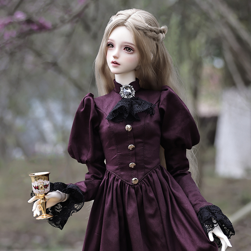 Elina bjd-エレガントなヴィンテージの女性の人形,か - Resin Art Purple のレビューと価格