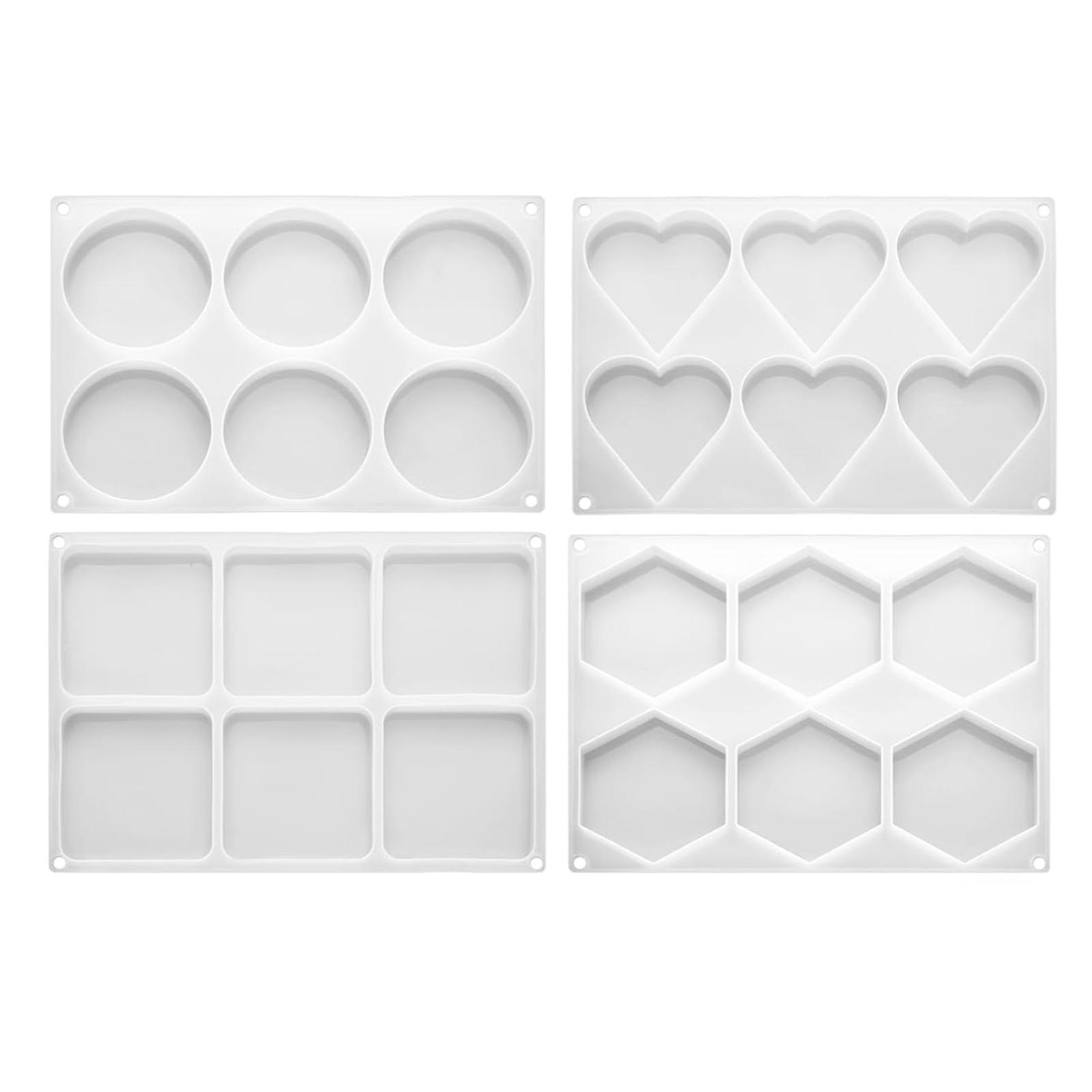 4個入り 深型レジンコースターモールド レジンエポキシDIY - Coaster Mold Square のレビューと価格