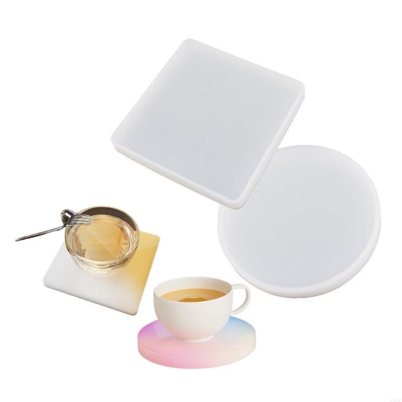 多用途シリコンモールドラウンド/スクエアコースターモールドジ - Coaster Mold Square のレビューと価格