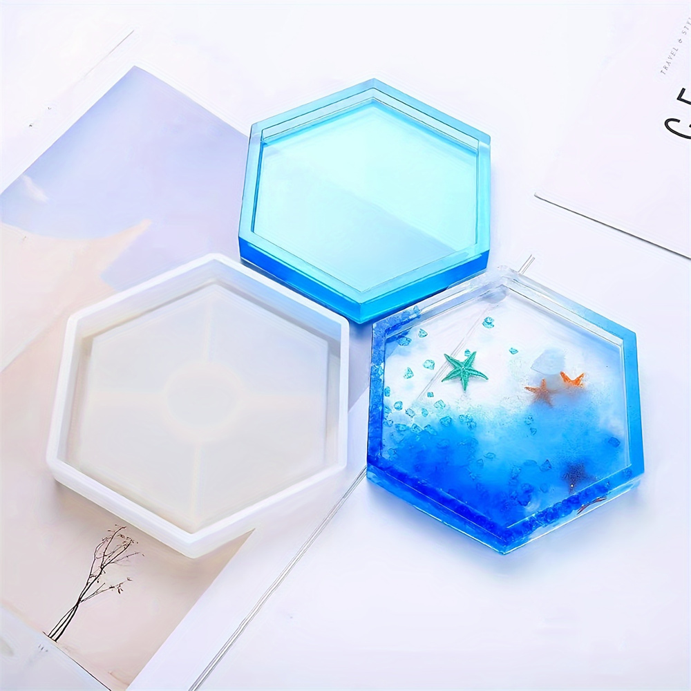 収納用シリコンモールド,4つのシリコンパーツのセット,楕円形 - Coaster Mold Square のレビューと価格