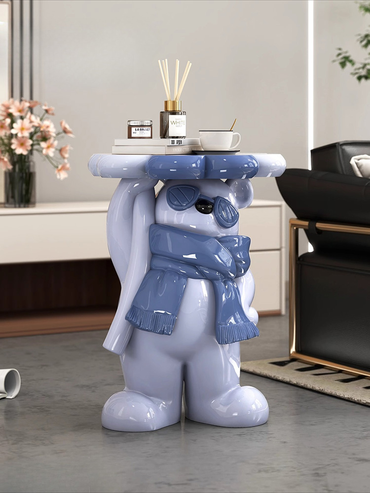 ホームデコレーション クマの置物 サイドテーブル フロアデコ - Resin Art Floor のレビューと価格