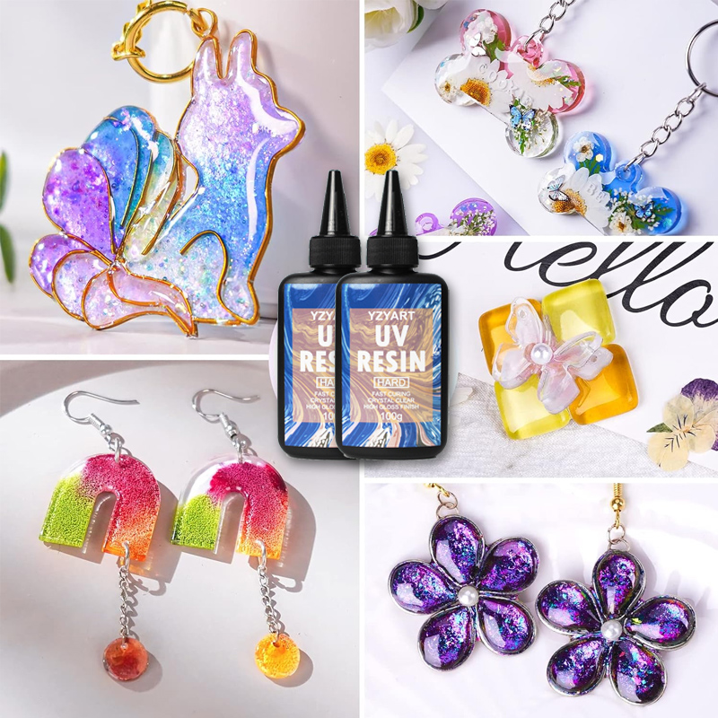 アップグレードされた UV 樹脂ハードスターターハードタイプ - Resin Art Kit For Beginners のレビューと価格