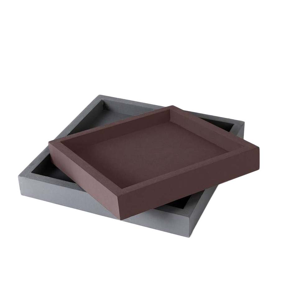 大きな正方形のトレイ型セメントコースター用の厚いシリコン型、 - Coaster Mold Square のレビューと価格