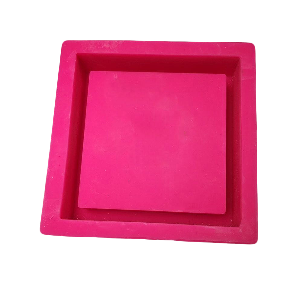 大きな正方形のトレイ型セメントコースター用の厚いシリコン型、 - Coaster Mold Square のレビューと価格