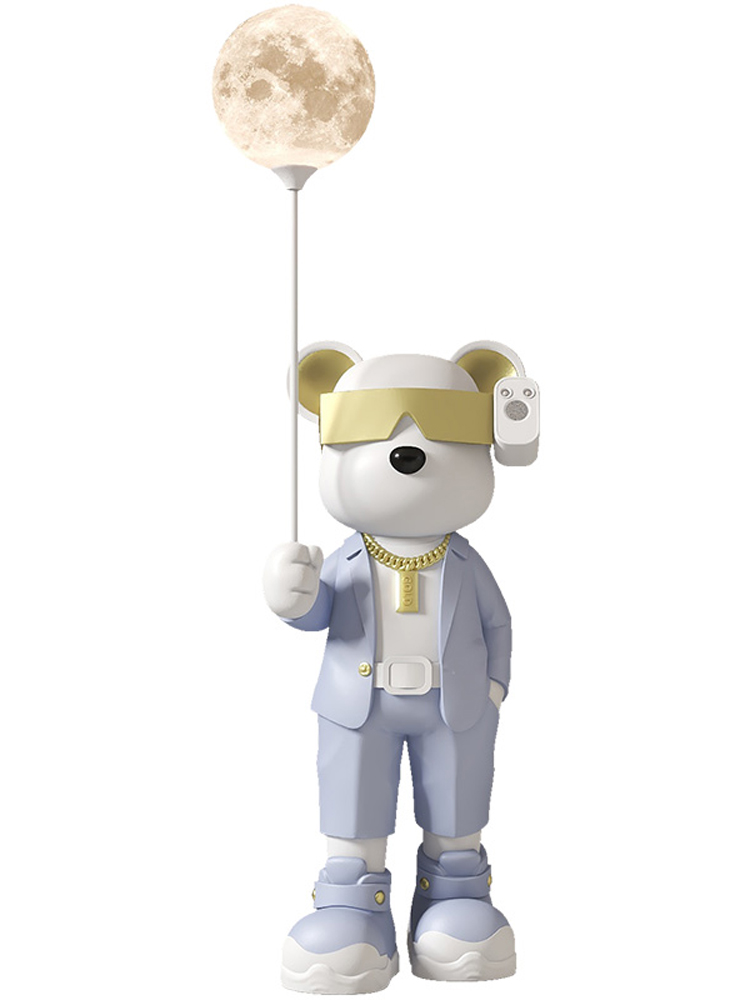 家の装飾のための発光クマの像、バーの装飾品、北欧スタイル、大 - Resin Art Floor のレビューと価格