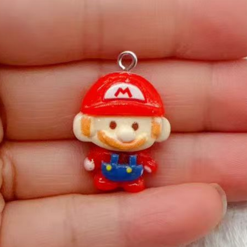 10個入り樹脂製漫画ペンダント、DIYジュエリー製作イヤリン - Resin Art Materials Wholesale のレビューと価格