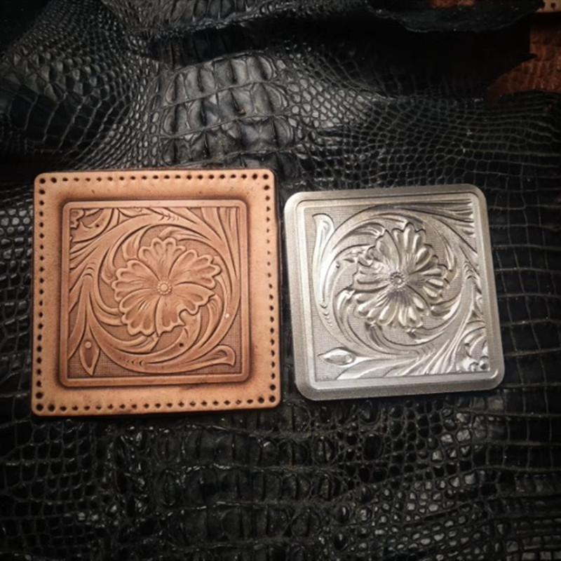 3D アルミニウム合金アラベスクレザーエンボススタンプ To - Coaster Mold Square のレビューと価格