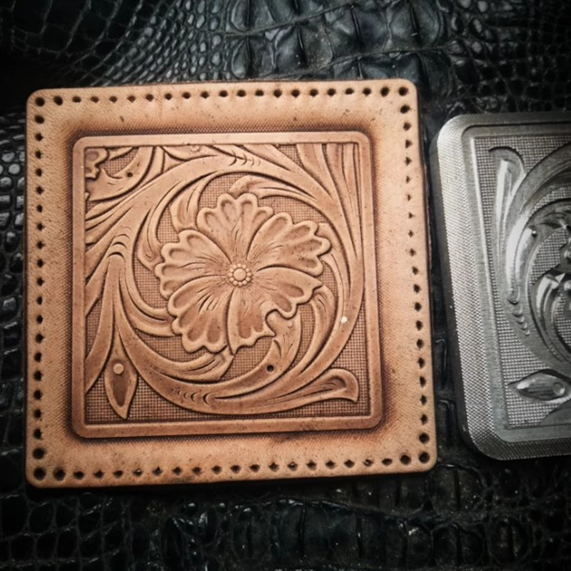 3D アルミニウム合金アラベスクレザーエンボススタンプ To - Coaster Mold Square のレビューと価格