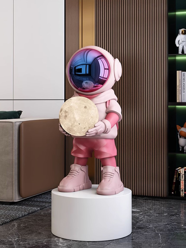 家の装飾のための創造的な宇宙飛行士の像,北欧のリビングルーム - Resin Art Floor のレビューと価格
